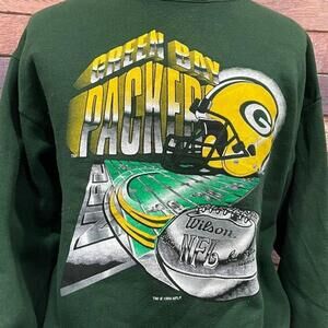Green Bay Packers NFL Football 1990 Retro Crewneck Sweatshirt